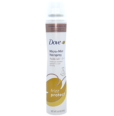 Dove Micro Mist 3 Frizz Protect Hairspray 155g - Shams Shopping Centre Dove  