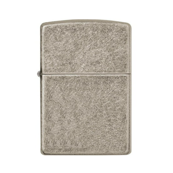 Zippo Lighter Antique Silver Armor 28973