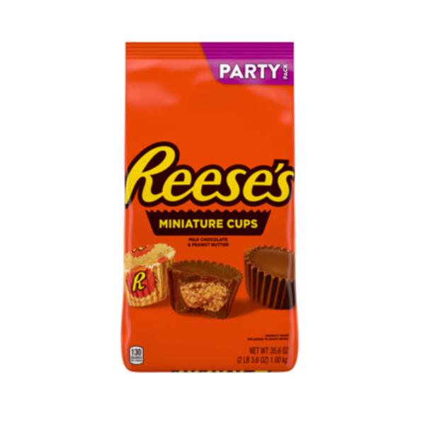 Reese's Miniatures Milk Chocolate Peanut Butter Cups 1kg - Shams Shopping Centre Reese'S  