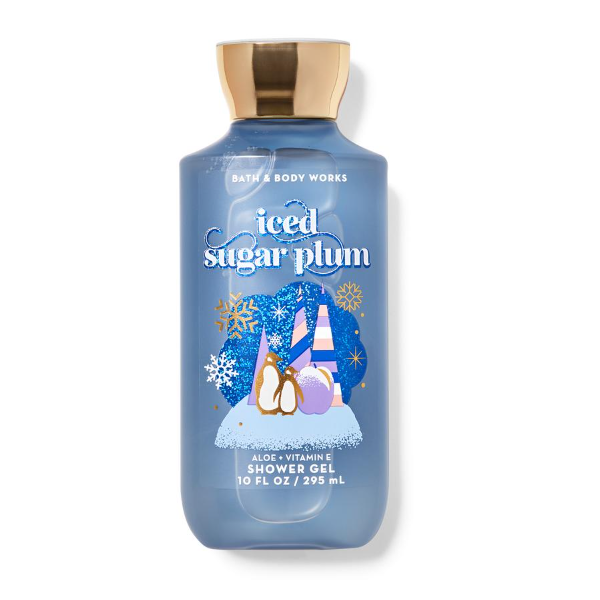 BBW Iced Sugar Plum  Shower Gel 295ml - Shams Shopping Centre Bath & Body Works  