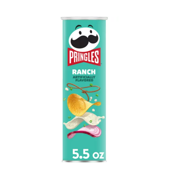 Pringles Ranch Flavored Chips 158g - Shams Shopping Centre Pringles  