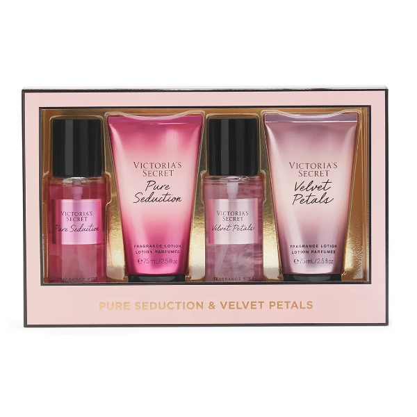 Victoria's Secret Pure Seduction & Velvet Petals 4p Set (75ml) - Shams Shopping Centre Victoria's Secret  