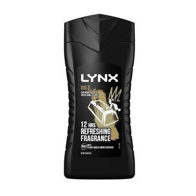 LYNX Gold Oud Wood Body Wash 225ml - Shams Shopping Centre Lynx  