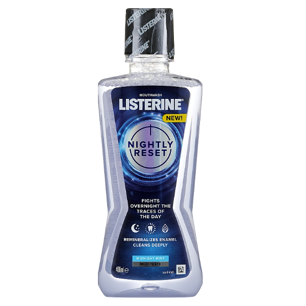 Listerine Nightly Reset Mint Mouth Wash 400ml - Shams Shopping Centre Listerine  