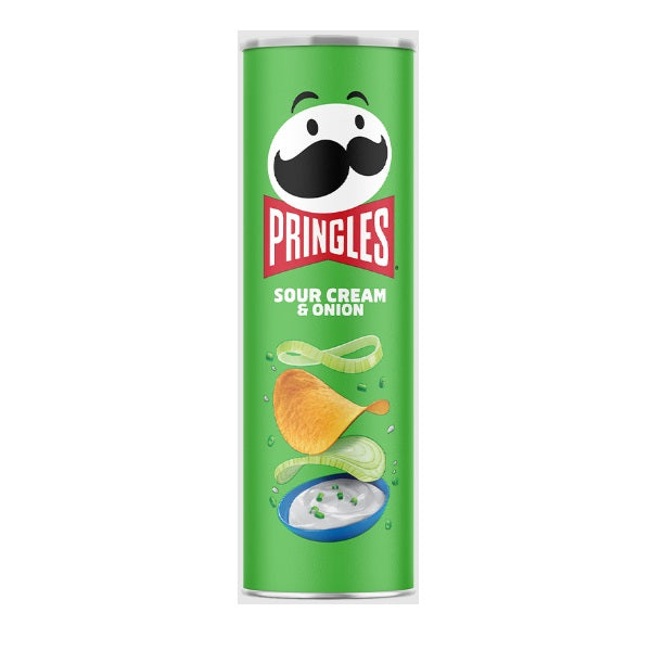 Pringles Sour Cream & Onion Flavored Chips 158g - Shams Shopping Centre Pringles  