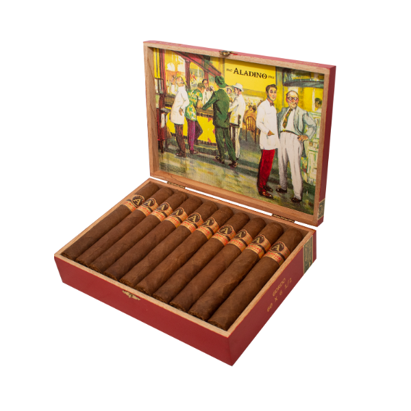 Aladino Connecticut Gordo 60x6-1/2 Cigar (Single Cigar) - Shams Shopping Centre Aladino  