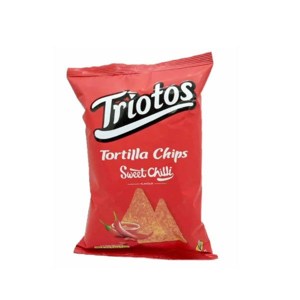 Triotos Tortilla Chips Sweet Chilli 20g - Shams Shopping Centre Triotos  
