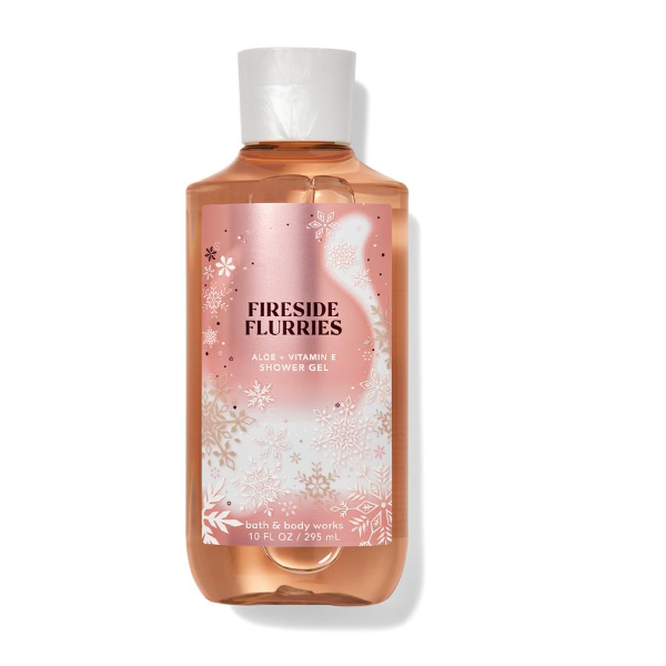 BBW Fireside Flurries Shower Gel 295ml - Shams Shopping Centre Bath & Body Works  