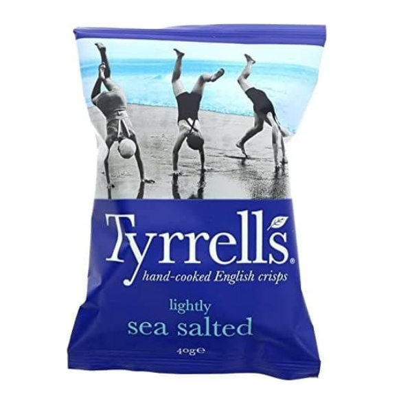 Tyrrells Lightly Sea Salted Chips 40g - Shams Shopping Centre Tyrells  