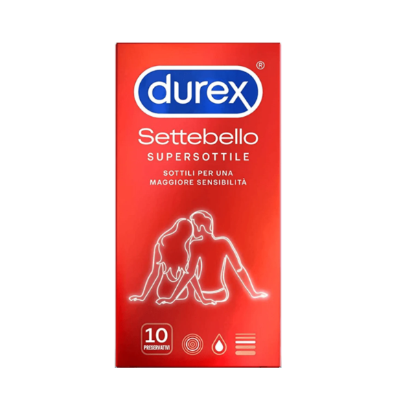 Durex Settebello Supersottile Condoms 10pcs - Shams Shopping Centre Durex  