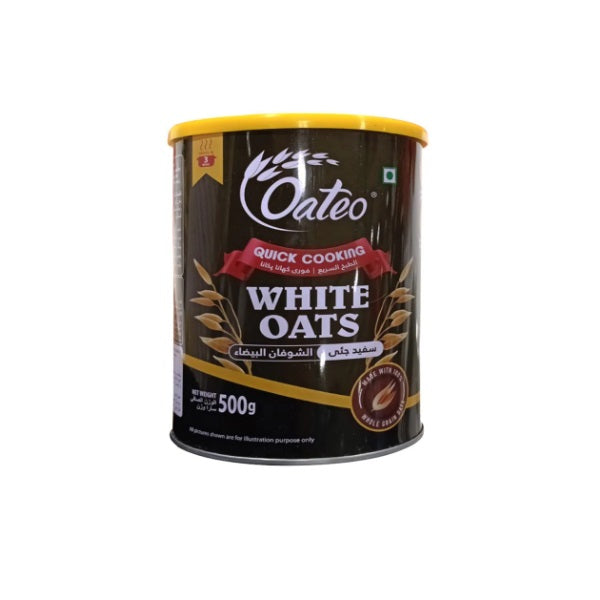 Oateo White Oats Tin 500g - Shams Shopping Centre Oateo  