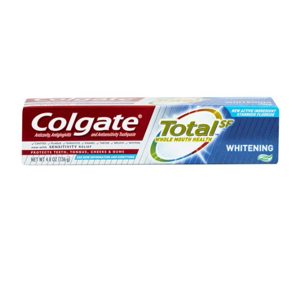 Colgate Total Whitening Gel Toothpaste 136g - Shams Shopping Centre Colgate  