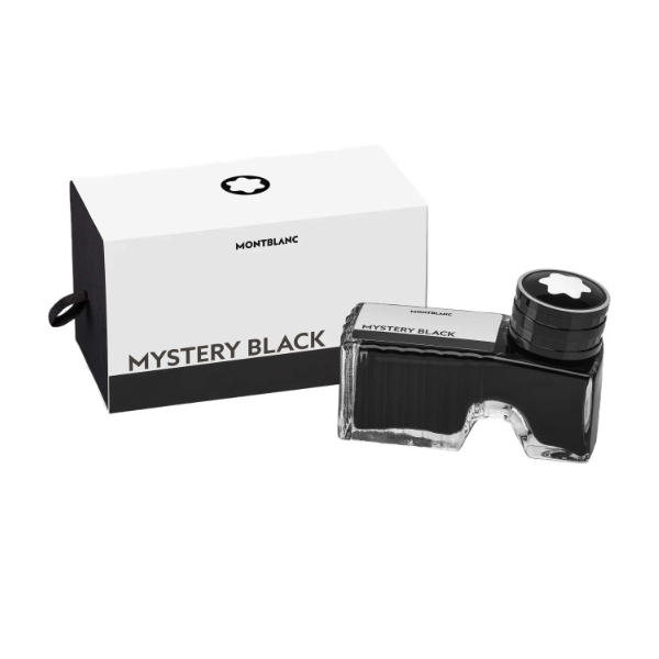 Montblanc Ink Bottle Mystery Black-60ml - Shams Shopping Centre Mont Blanc  