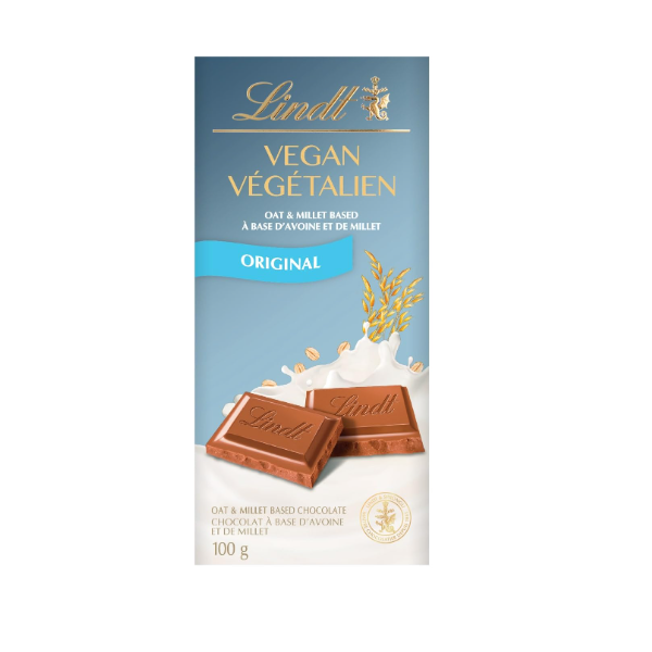 Lindt Vegan Original Chocolate Bar 100g - Shams Shopping Centre Lindt  
