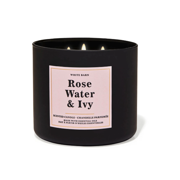 BBW White Rose Water & Ivy Scented Candle 411g