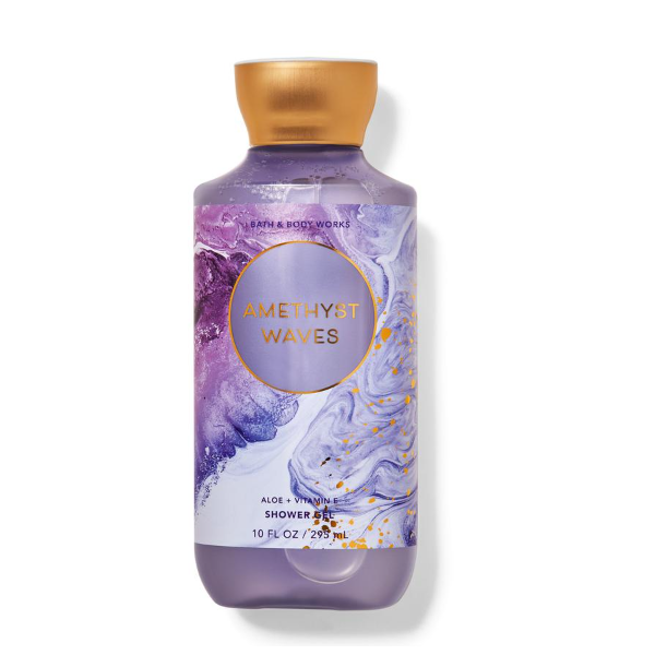 BBW Amethyst Waves Shower Gel 295ml - Shams Shopping Centre Bath & Body Works  