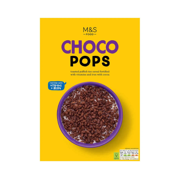 M&S Choco Pops 375g - Shams Shopping Centre Marks & Spencer  