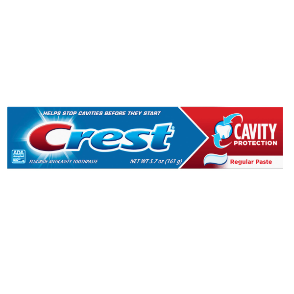Crest Cavity Protection Regular Paste Toothpaste 161g (5.7 Oz) - Shams Shopping Centre Crest  