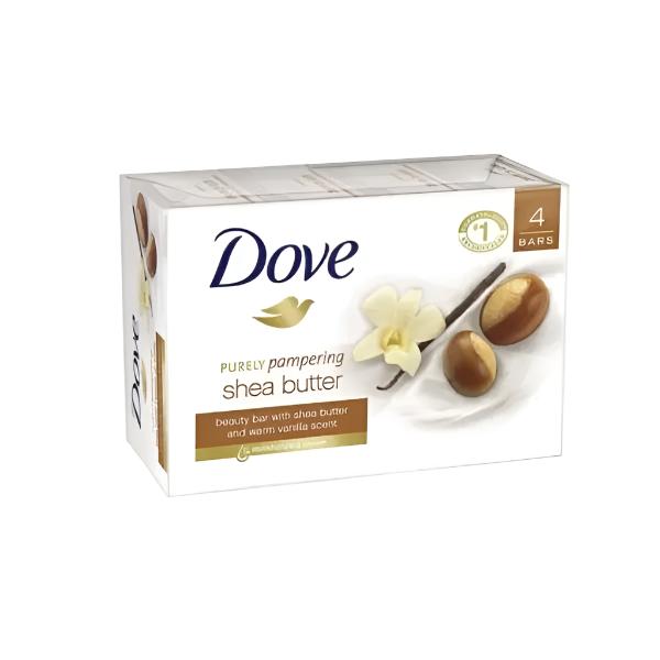 Dove Pampering Soap Bar 90gx4pcs