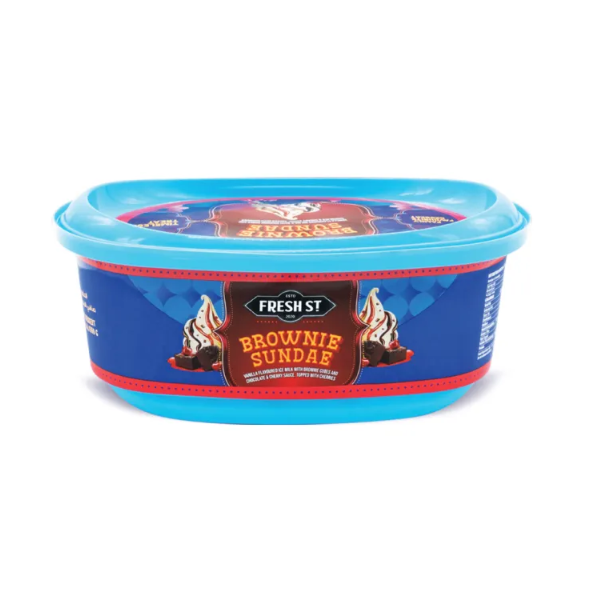 Fresh St. Brownie Sundae Tub 900ml - Shams Shopping Centre Fresh St.  