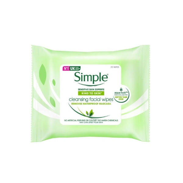 Simple Cleansing Facial Wipes 25pcs