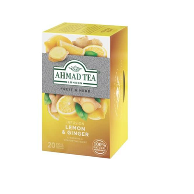 Ahmad Tea Infusion Lemon & Ginger 20s - Shams Shopping Centre Ahmad Tea  