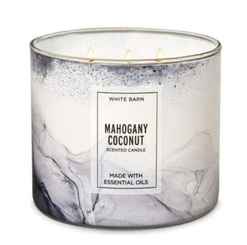 BBW Mahogany Coconut Scented Candle 411g