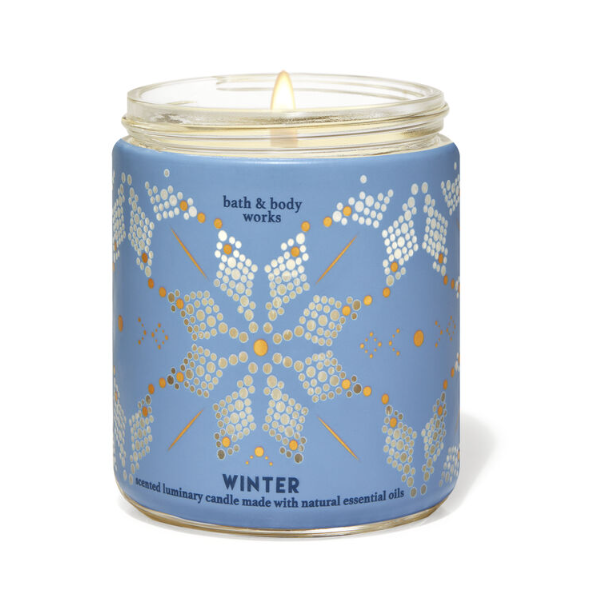 BBW Winter Scented 1 Wick Candle