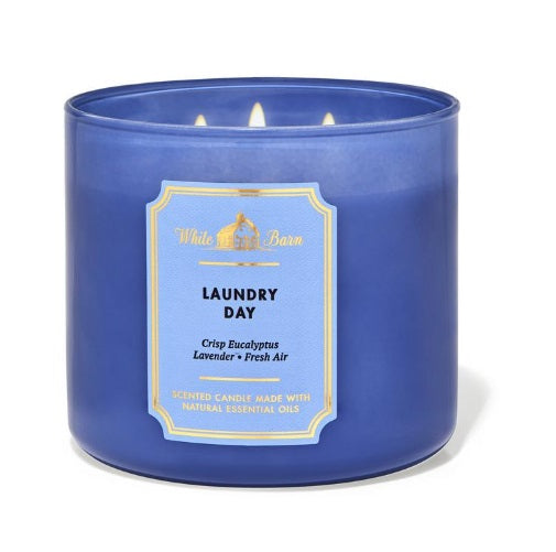 BBW White Barn Laundry Day Scented Candle 411g