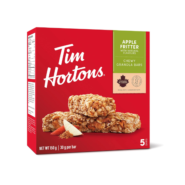 Tim Hortons Apple Fritter Chewy Granola Bars 150g - Shams Shopping Centre Tim Hortons  