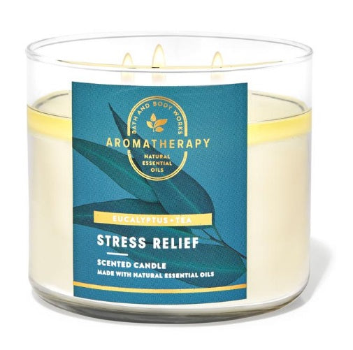 BBW White Barn Stress Relief Scented Candle 411g