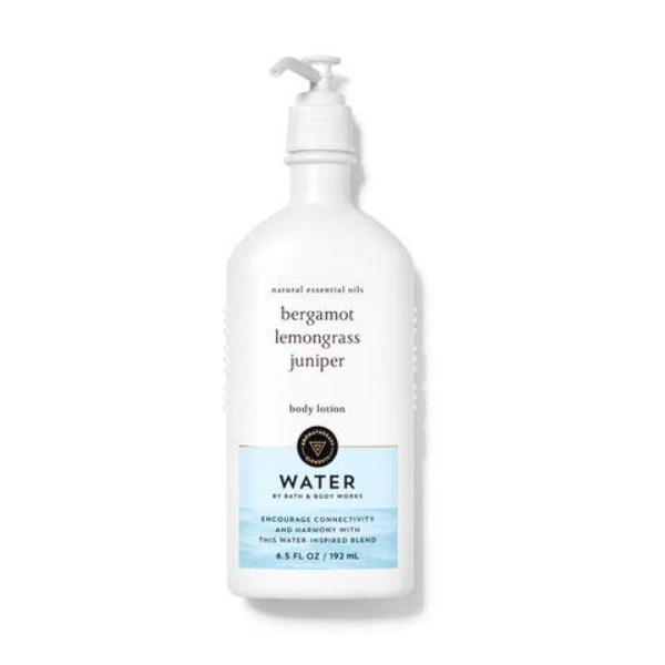 BBW Water Bergamot Lemongrass Juniper Body Lotion 192ml - Shams Shopping Centre Bath & Body Works  