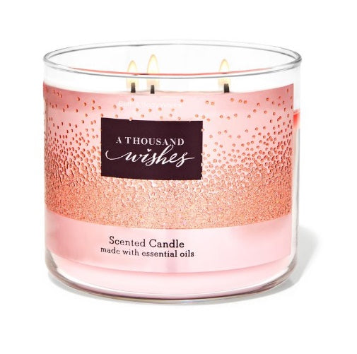 BBW A Thousand Wishes Scented Candle 411g - Shams Shopping Centre Bath & Body Works  