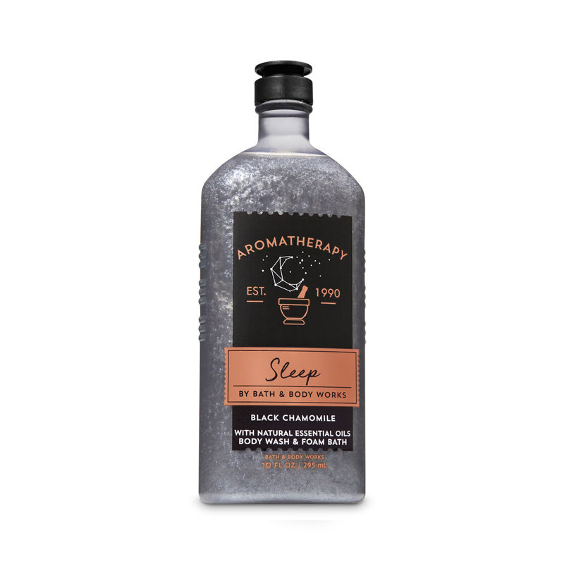 BBW Aromatherapy Black Chamomile Body Wash 295ml - Shams Shopping Centre Bath & Body Works  