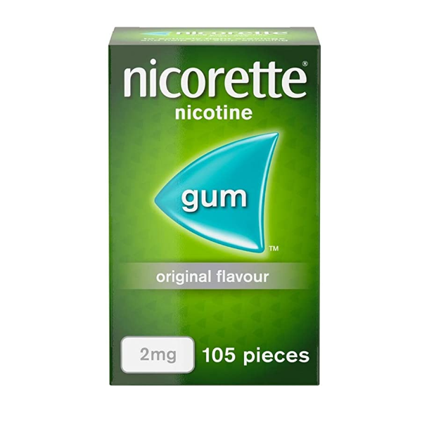Nicorette 2mg Gum Original-105p - Shams Shopping Centre Nicorette  