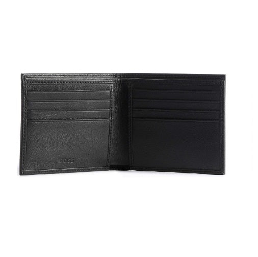 Hugo Boss Big Logo Sustainable Leather Billfold Wallet (Y) - Shams Shopping Centre Hugo Boss  