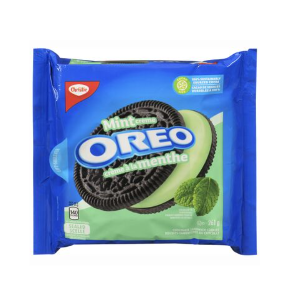 Christie Oreo Mint Creme Cookies 261g - Shams Shopping Centre Christie  