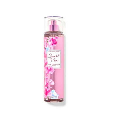 BBW Sweet Pea Fine Fragnance Body Mist 236ml - Shams Shopping Centre Bath & Body Works  