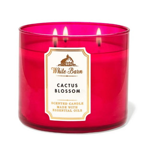 BBW White Barn Cactus Blossom Scented Candle 411g