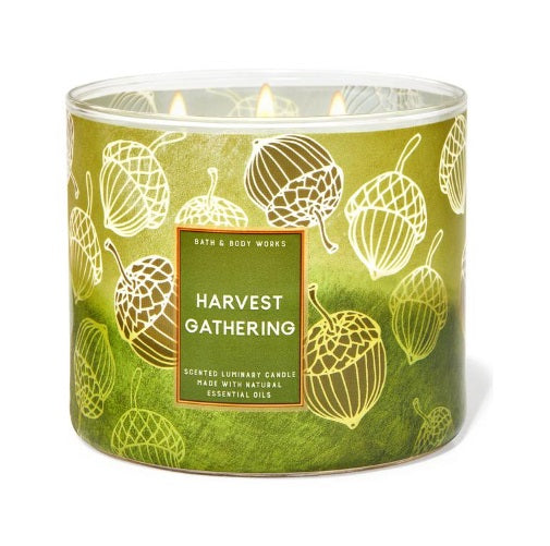 BBW Harvest Gathering Scented Candle 411g - Shams Shopping Centre Bath & Body Works  