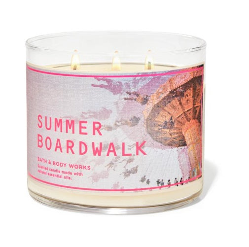 BBW Summer Boardwalk Scented Candle 411g - Shams Shopping Centre Bath & Body Works  