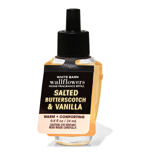 BBW WallFlower Salted Butterscotch & Vanilla Refill 24ml - Shams Shopping Centre Bath & Body Works  