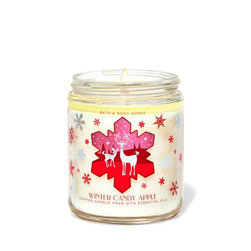 BBW Winter Candy Apple Scented 1 Wick Candle - Shams Shopping Centre Bath & Body Works  