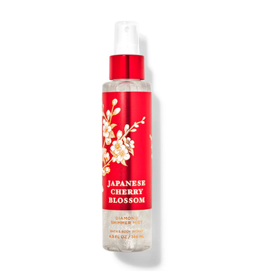 BBW Japanese Cherry Blossom Shimmer Mist 146ml - Shams Shopping Centre Bath & Body Works  