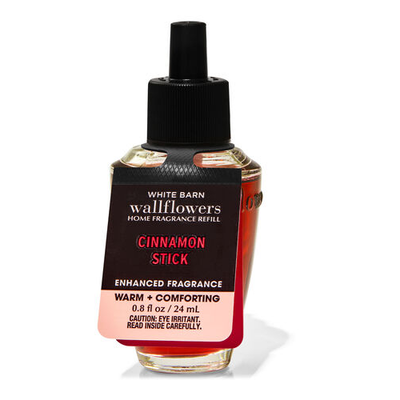 BBW WallFlower Cinnamon Stick Refill 24ml - Shams Shopping Centre Bath & Body Works  