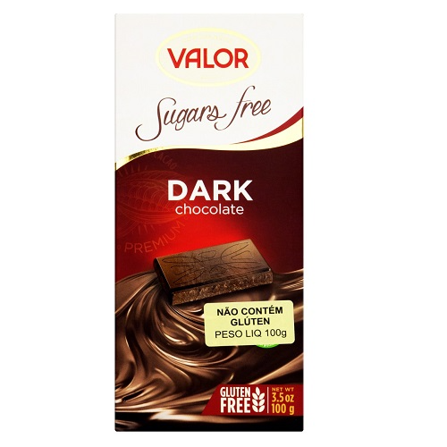 Valor Sugar Free Dark Chocolate 100g - Shams Shopping Centre Valor  