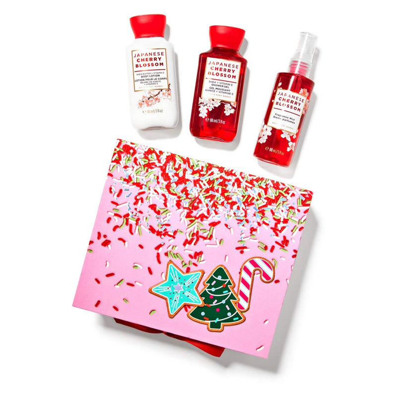 BBW Japanese Cherrry Blossom Tray Gift Set - Shams Shopping Centre Bath & Body Works  
