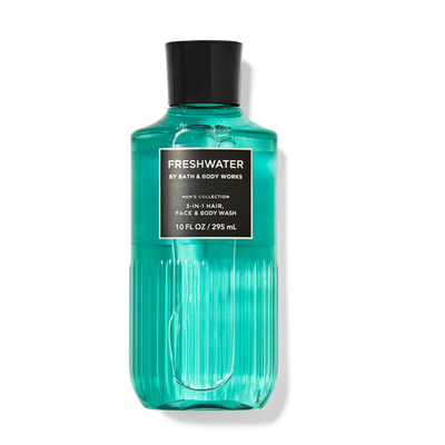 BBW Men's Freshwater Shower Gel 295ml - Shams Shopping Centre Bath & Body Works  