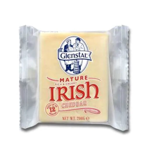Glenstal Irish Milk Chaddar Cheese 200g - Shams Shopping Centre Glenstal  