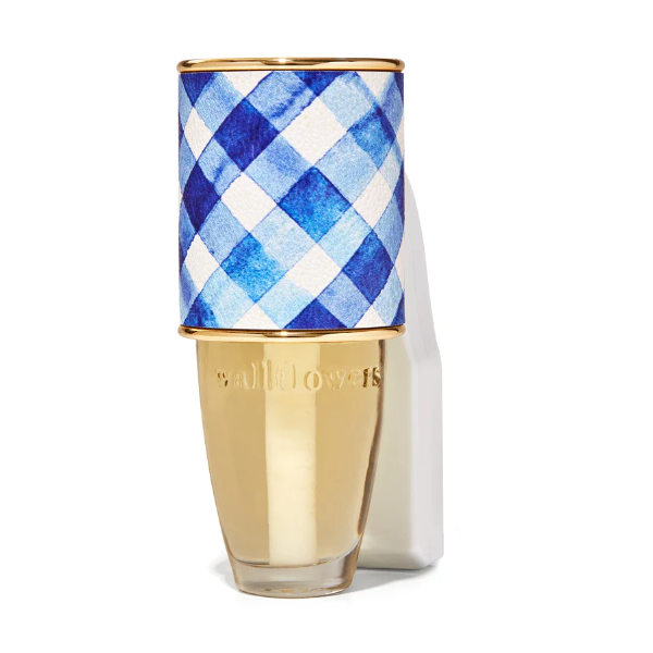BBW Wall Flowers Ceramic Gingham Plug - Shams Shopping Centre Bath & Body Works  